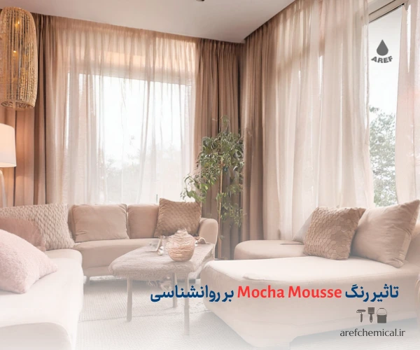 تاثیر رنگ سال 2025 Mocha Mousse بر روانشناسی