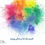 کاربرد رنگ ها در زندگی روزمره باور نکردنیه